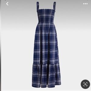 💤 Hill House Anjuli Nap Dress Navy Plaid Small